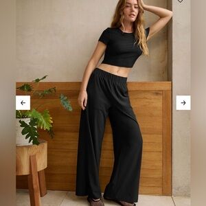 Beyond Yoga Easy Wide Leg Pants NWOT